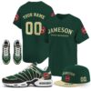 Combo Jameson Custom Name Combo Jersey Sneakers And Hat