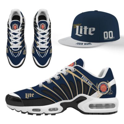 Miller Lite Custom Name Combo Sneakers And Hat