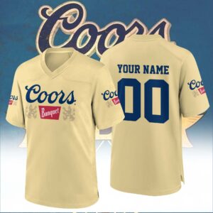 Personalized Coors Banquet Football Jersey