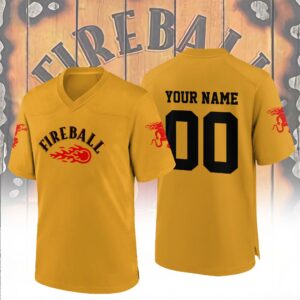 Personalized Fireball Football Jersey