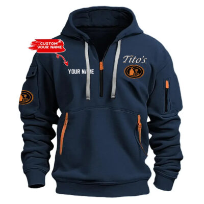 Personalized Tito’s Exclusive Logo Hoodie Half Zipper Hoodie