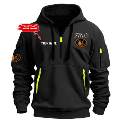 Personalized Tito’s Exclusive Logo Hoodie Half Zipper Hoodie