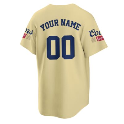 Personalized Coors Banquet Baseball Jersey