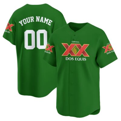 Personalized Dos Equis Baseball Jersey