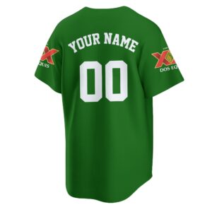 Personalized Dos Equis Baseball Jersey