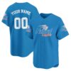 Personalized Natural Light Baseball Jersey - Blue