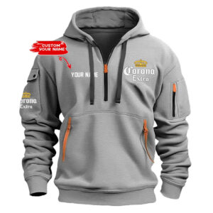 Personalized Corona Extra Half Zipper Hoodie