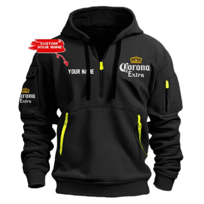 Personalized Corona Extra Half Zipper Hoodie