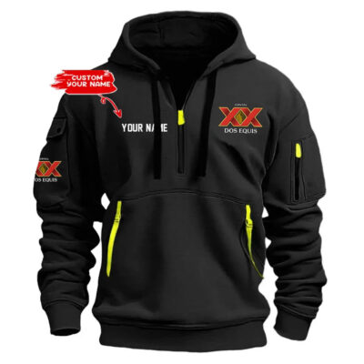 Personalized Dos Equis Half Zipper Hoodie