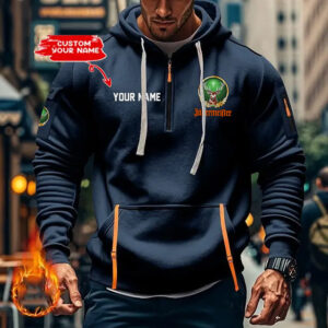 Personalized Jägermeister Half Zipper Hoodie