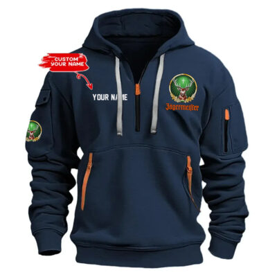 Personalized Jägermeister Half Zipper Hoodie