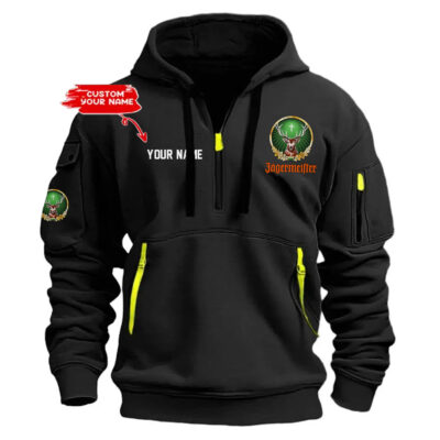 Personalized Jägermeister Half Zipper Hoodie