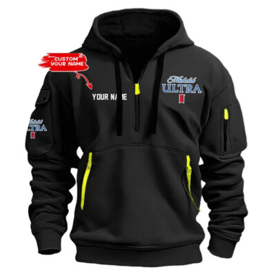 Personalized Michelob Ultra Half Zipper Hoodie