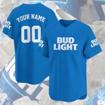 Personalized Bud Light Baseball Jersey