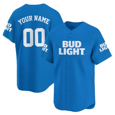 Personalized Bud Light Baseball Jersey