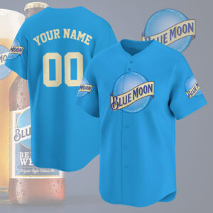 Personalized Blue Moon Baseball Jersey