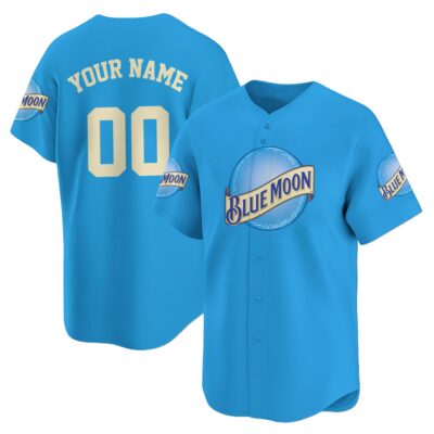 Personalized Blue Moon Baseball Jersey