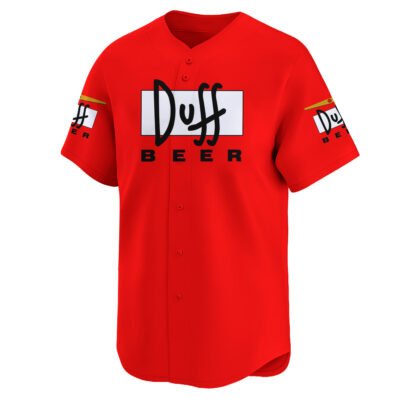 Personalized Duff Beer Baseball Jersey