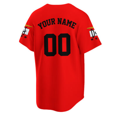 Personalized Duff Beer Baseball Jersey