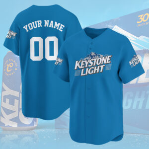 Personalized Keystone Light Baseball Jersey