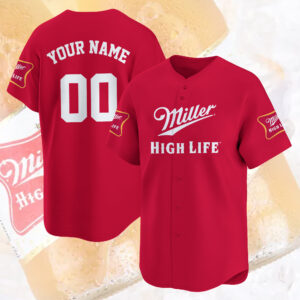 Personalized Miller High Life Baseball Jersey