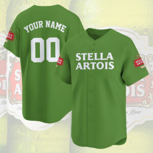 Personalized Stella Artois Baseball Jersey