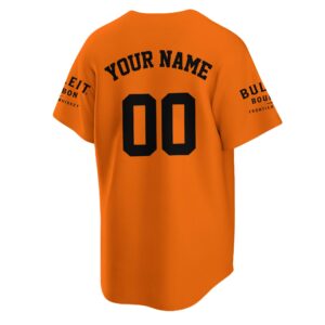 Personalized Bulleit Bourbon Baseball Jersey