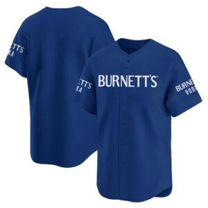 Personalized Burnett’s Baseball Jersey