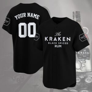 Personalized Kraken Baseball Jersey