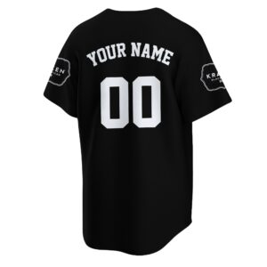 Personalized Kraken Baseball Jersey