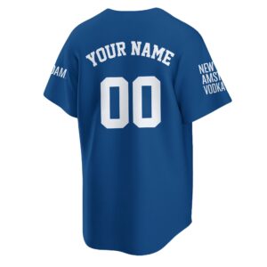 Personalized New Amsterdam Baseball Jersey