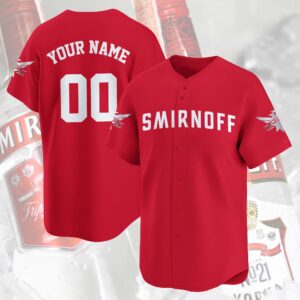 Personalized Smirnoff Baseball Jersey