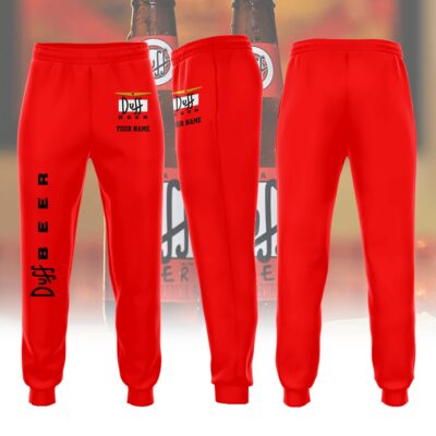 Personalized Duff Beer Sweatpants