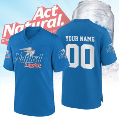 Personalized Natural Light Football Jersey