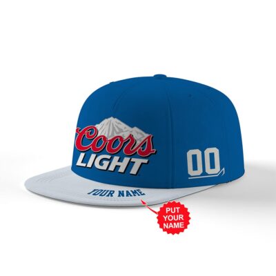 Personalized Coors Light Snapback Hat