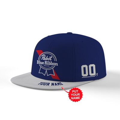 Personalized Pabst Blue Ribbon Snapback Hat