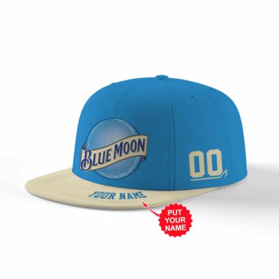 Personalized Blue Moon Snapback Hat