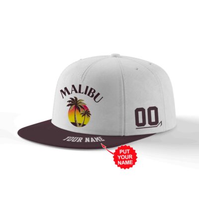 Personalized Malibu Snapback Hat