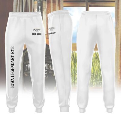 Personalized Iowa Legendary Rye Sweatpants