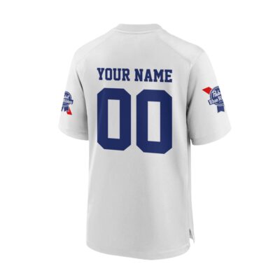 Personalized Pabst Blue Ribbon Football Jersey