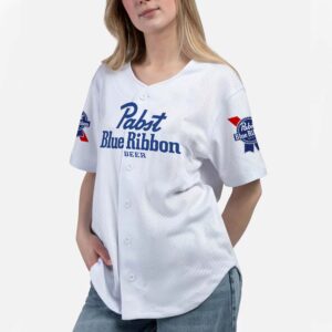 Personalized Pabst Blue Ribbon Baseball Jersey