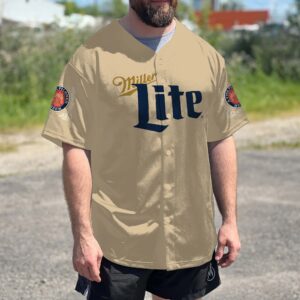 Personalized Miller Lite Baseball Jersey