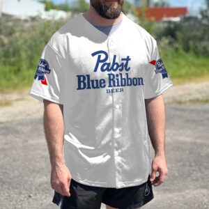 Personalized Pabst Blue Ribbon Baseball Jersey