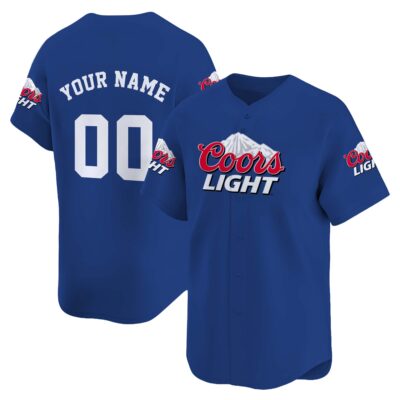 Personalized Coors Light Baseball Jersey