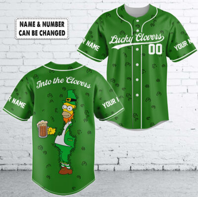 Personalized Into the Clovers- St. Patrick's Day, Baseball Jersey
