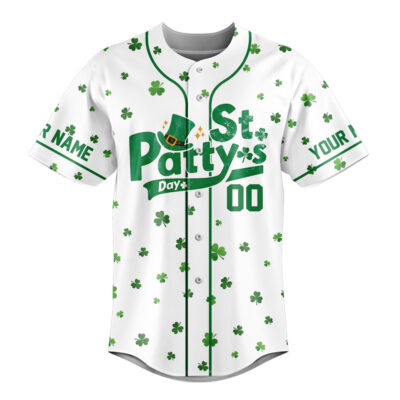 Personalized Let's Get Shamrocked St. Patrick's Day, Baseball Jersey