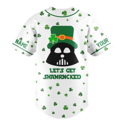 Personalized Let's Get Shamrocked St. Patrick's Day, Baseball Jersey
