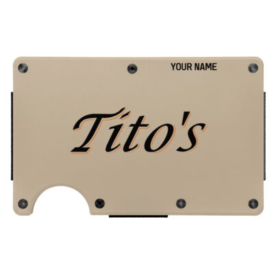 Personalized Tito’s Metal Card Holder