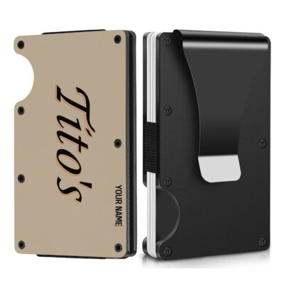 Personalized Tito’s Metal Card Holder