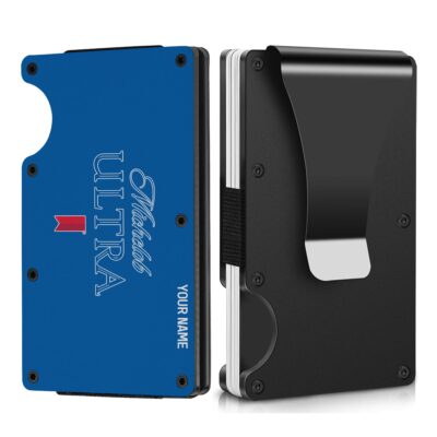 Personalized Michelob Ultra Metal Card Holder